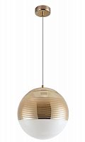 подвесной светильник crystal lux optima sp1 gold d300 в Королёве