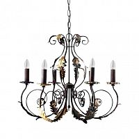 люстра 4962/6_v0580 от mm lampadari коричневая в Королёве
