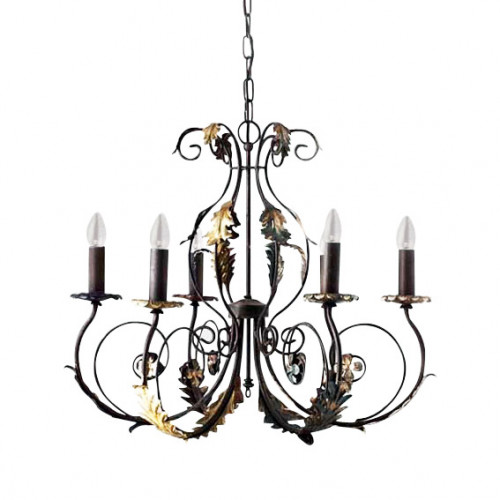 люстра 4962/6_v0580 от mm lampadari коричневая в Королёве