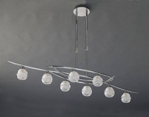 подвесная люстра mantra loop chrome 1800 в Королёве