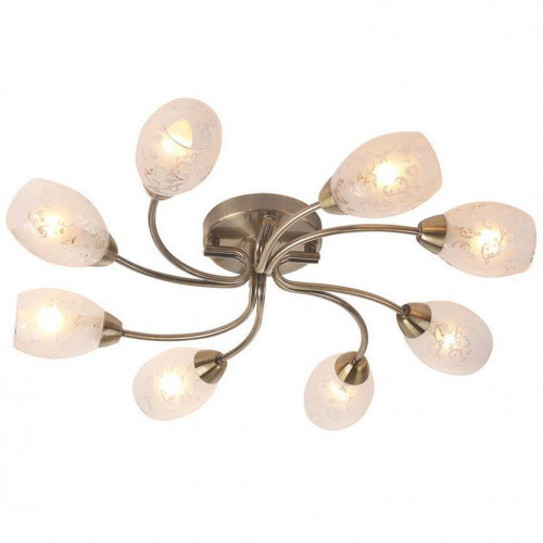 потолочная люстра idlamp carmina 201/8pf-oldbronze в Королёве