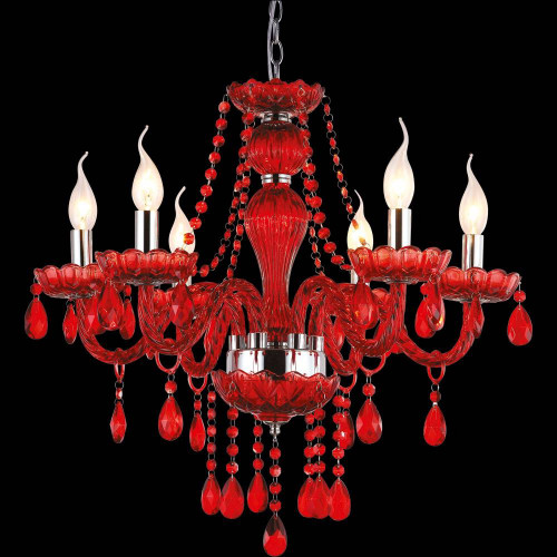 подвесная люстра arte lamp teatro a3964lm-6rd в Королёве