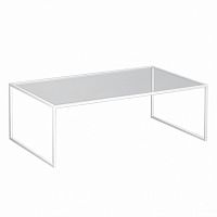 стол журнальный london lite white прозрачное стекло в Королёве