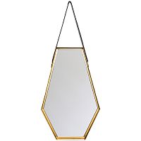 зеркало на ремне золотое шестиугольное диана в Королёве