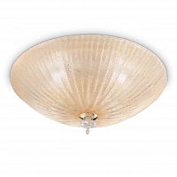 потолочный светильник ideal lux shell pl4 ambra в Королёве