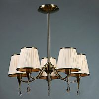 подвесная люстра brizzi alora ma01625ca/005 bronze cream в Королёве