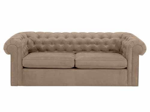 диван chesterfield прямой бежевый 105х208 в Королёве