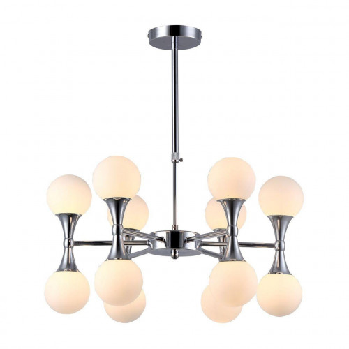 подвесная люстра arte lamp a9162lm-12cc белая в Королёве