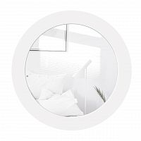 зеркало круглое в белой раме sheer в Королёве