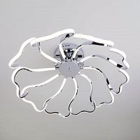 потолочный светодиодный светильник eurosvet begonia 90095/10 хром в Королёве