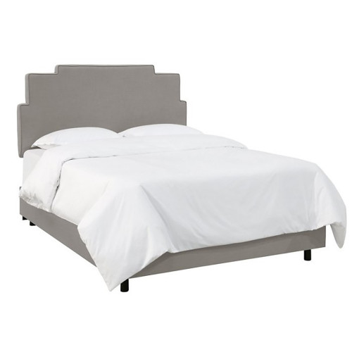 кровать двуспальная 180х200 серая paxton gray linen в Королёве