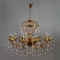 подвесная люстра ambiente alicante 8888/10 ab tear drop бронза в Королёве