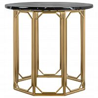 стол журнальный gold hc06 gloss черный, золотой в Королёве
