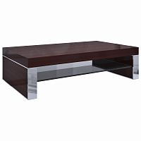 столик журнальный low silver brown коричневый, серый в Королёве