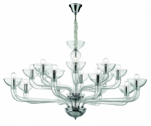 подвесная люстра ideal lux casanova sp16 trasparente в Королёве