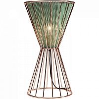 лампа настольная hourglass зеленая в Королёве