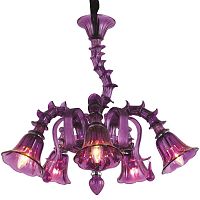 подвесная люстра arte lamp corno a8023lm-5cc фиолетовая в Королёве