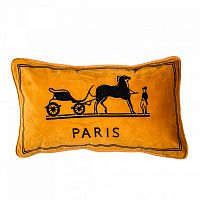 декоративная подушка old paris оранжевый в Королёве
