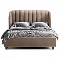 кровать двуспальная 180х200 бежево-розовая tulip в Королёве