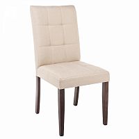 стул деревянный madina dark walnut / fabric cream в Королёве