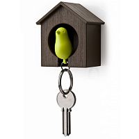 держатель+брелок для ключей sparrow коричневый-зеленый в Королёве