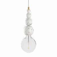 подвесной светильник marmor slipp bianco brass в Королёве