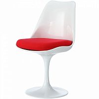стул eero saarinen style tulip chair красная подушка в Королёве
