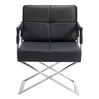 кресло aster x chair кожа черное в Королёве
