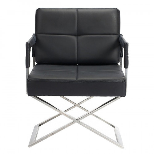кресло aster x chair кожа черное в Королёве