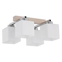 потолочная люстра tk lighting 282 toni 4 бежевая в Королёве