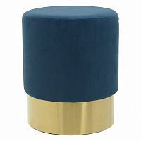 пуф pudra blue синий с золотым в Королёве