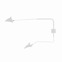 настенный светильник sconce mouille 2 лампы 2 белый в Королёве