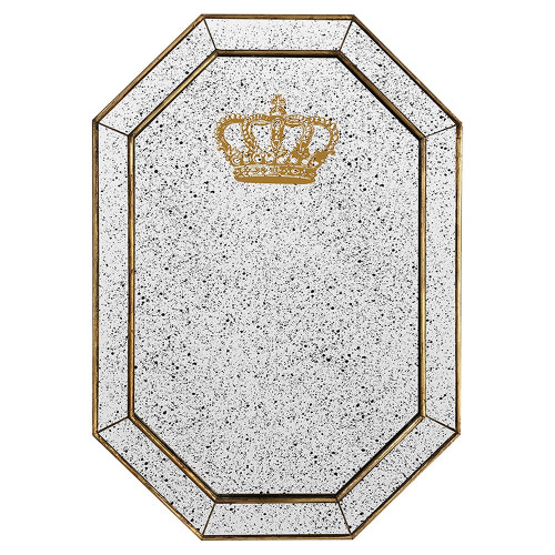 зеркало состаренное восьмиугольное с короной crown в Королёве