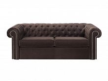 диван chesterfield прямой коричневый 105х208 в Королёве