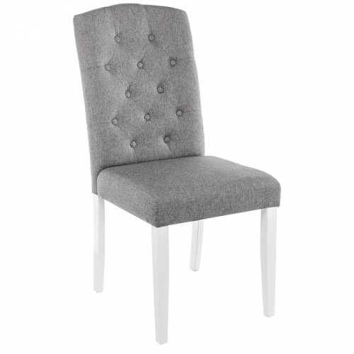 стул деревянный menson white / fabric pebble в Королёве