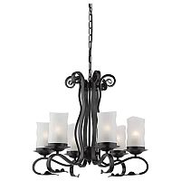 подвесная люстра arte lamp scroll a7915lm-6bk в Королёве