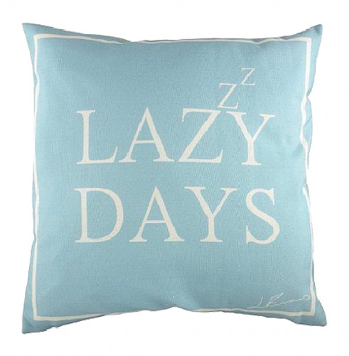 подушка с надписью lazy days в Королёве