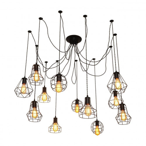 подвесная люстра arte lamp a4051sp-12bk в Королёве