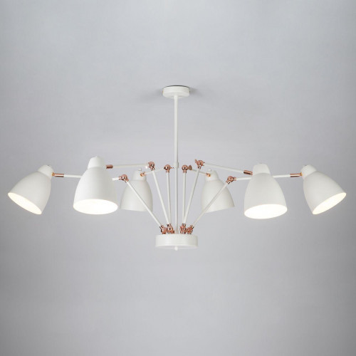 потолочная люстра eurosvet loft 70084/6 белый в Королёве