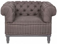 кресло club chair серое в Королёве