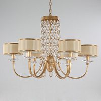 подвесная люстра newport 2906/c бежевая в Королёве