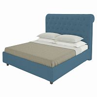 кровать двуспальная 160х200 морская волна из велюра sweet dreams в Королёве