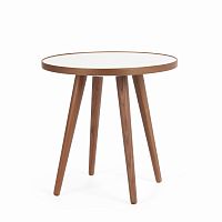 стол кофейный sputnik white and brown коичневый в Королёве