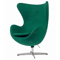 кресло egg chair темно-зеленое в Королёве