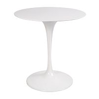 стол eero saarinen style tulip table top mdf d70 глянцевый белый в Королёве