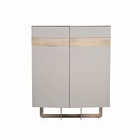 комод высокий space 115*45*125см белый с желтой медью в Королёве