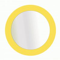 зеркало круглое в желтой раме sheer sole в Королёве
