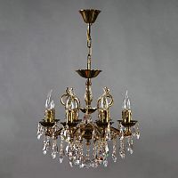 подвесная люстра ambiente leon 2128/8 pb tear drop бронза в Королёве