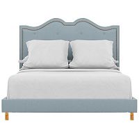 кровать двуспальная 160x200 голубая williams в Королёве