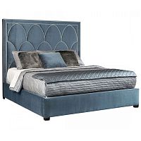 кровать двуспальная 160х200 голубая petals queen в Королёве